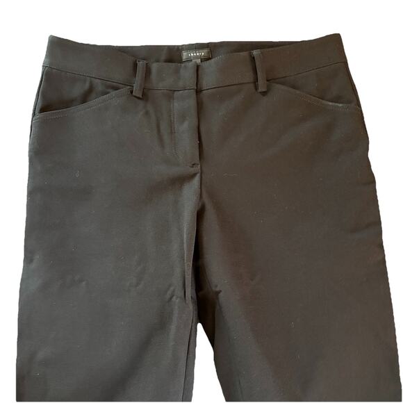 Theory Black Dantey P Basis Pants Women’s Size 6 Made In USA Business Career - Picture 5 of 13